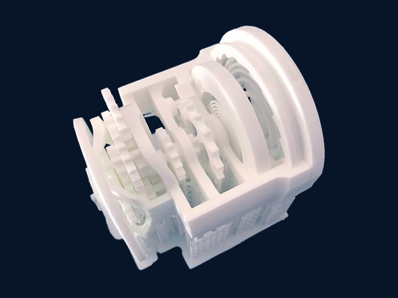 Une pièce imprimée en 3D avec la résine Premium White